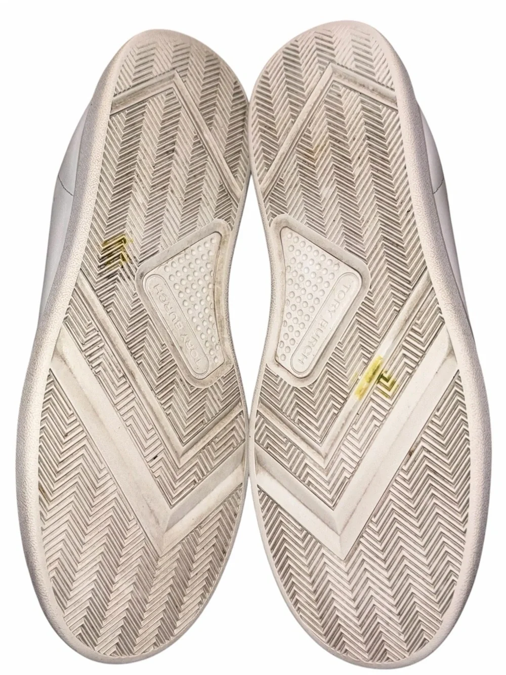 Tory Burch White Leather Howell Court Sneaker Shoes size 9.5